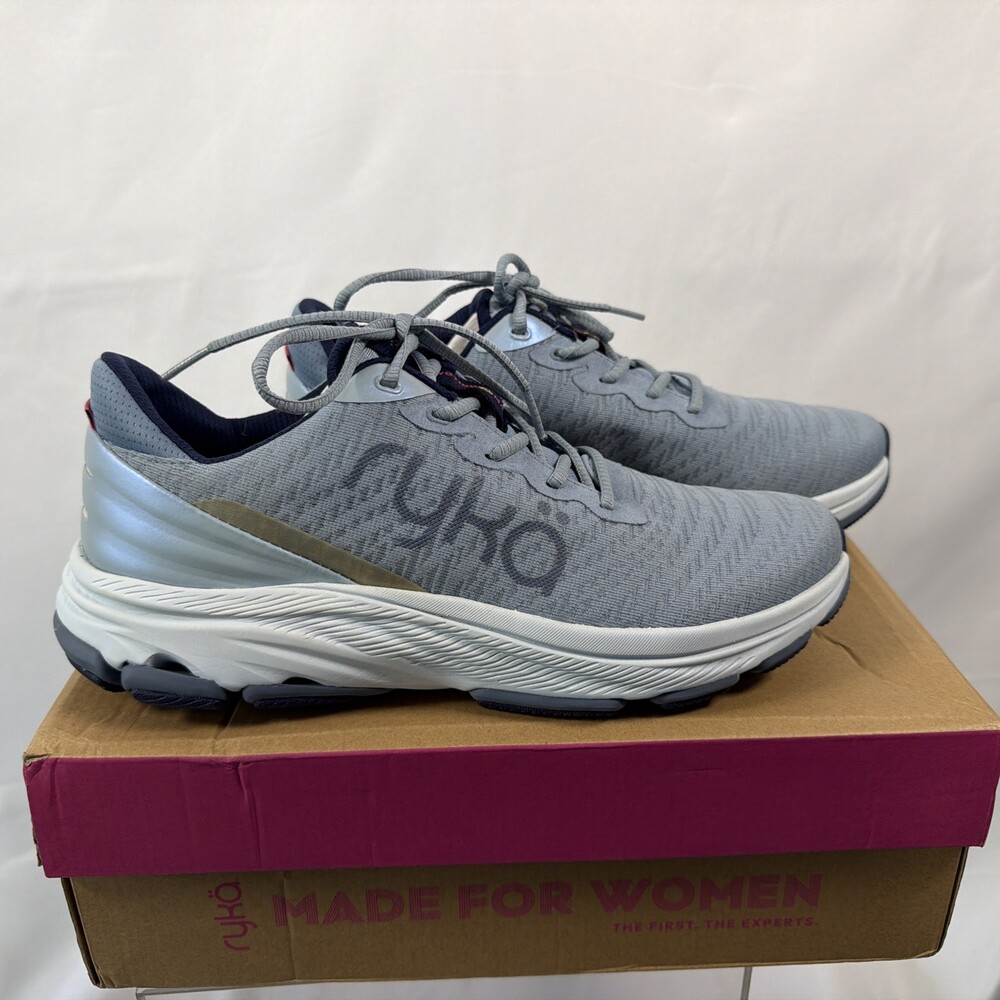 Ryka Women's Devotion X Max Athletic Sneakers Blue Gray Size 11 New!